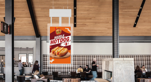 Double Sided Hanging Display